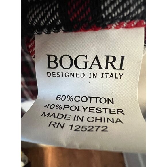 Tailor Vintage Mens Red & Black Plaid Button-Up Shirt XL Cotton/Polyester Blend - Picture 4 of 4